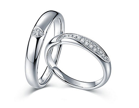结婚对戒   永恒拥伴  钻石对戒   Marryring 个性定制  珠宝首饰